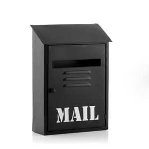 Boîte aux Lettres Métallique Noire Mail