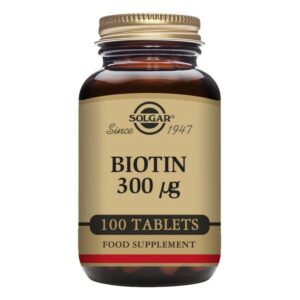 Biotine Solgar 300 mcg (100 comprimés)