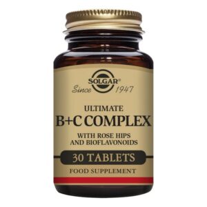 Ultimate B + C Complex Solgar (30 comprimés)